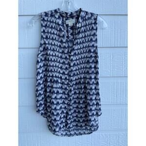 MAEVE by Anthropologie purple geo sleeveless tank XS